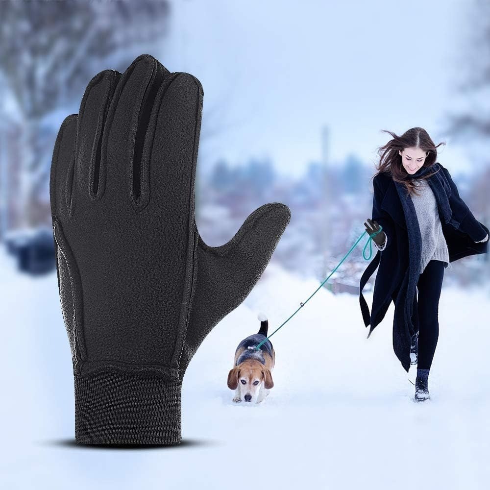 -10℉ Windproof Waterproof Winter Warm Gloves Touchscreen Fingers Non-Slip Gloves