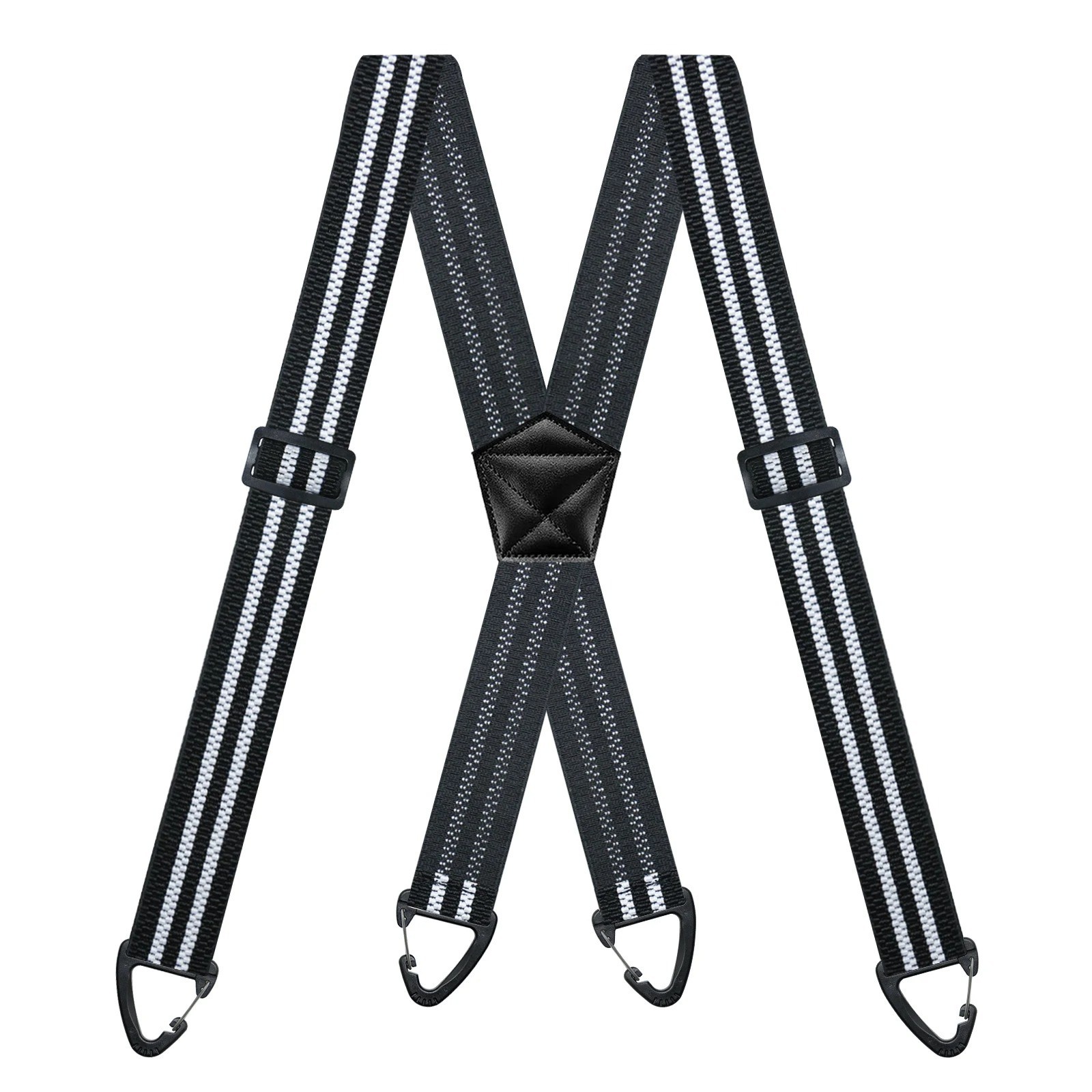 Suspenders for Men Heavy Duty, X Shape Back Hidden Suspender 1.5″ Under Clothing