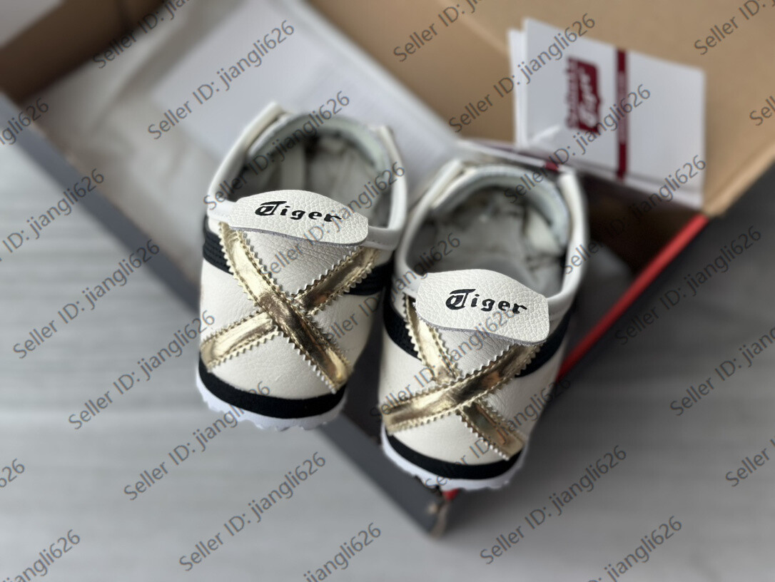 NEW Onitsuka Tiger Mexico 66 Classic Unisex Shoes Birch/Black Vintage Sneakers