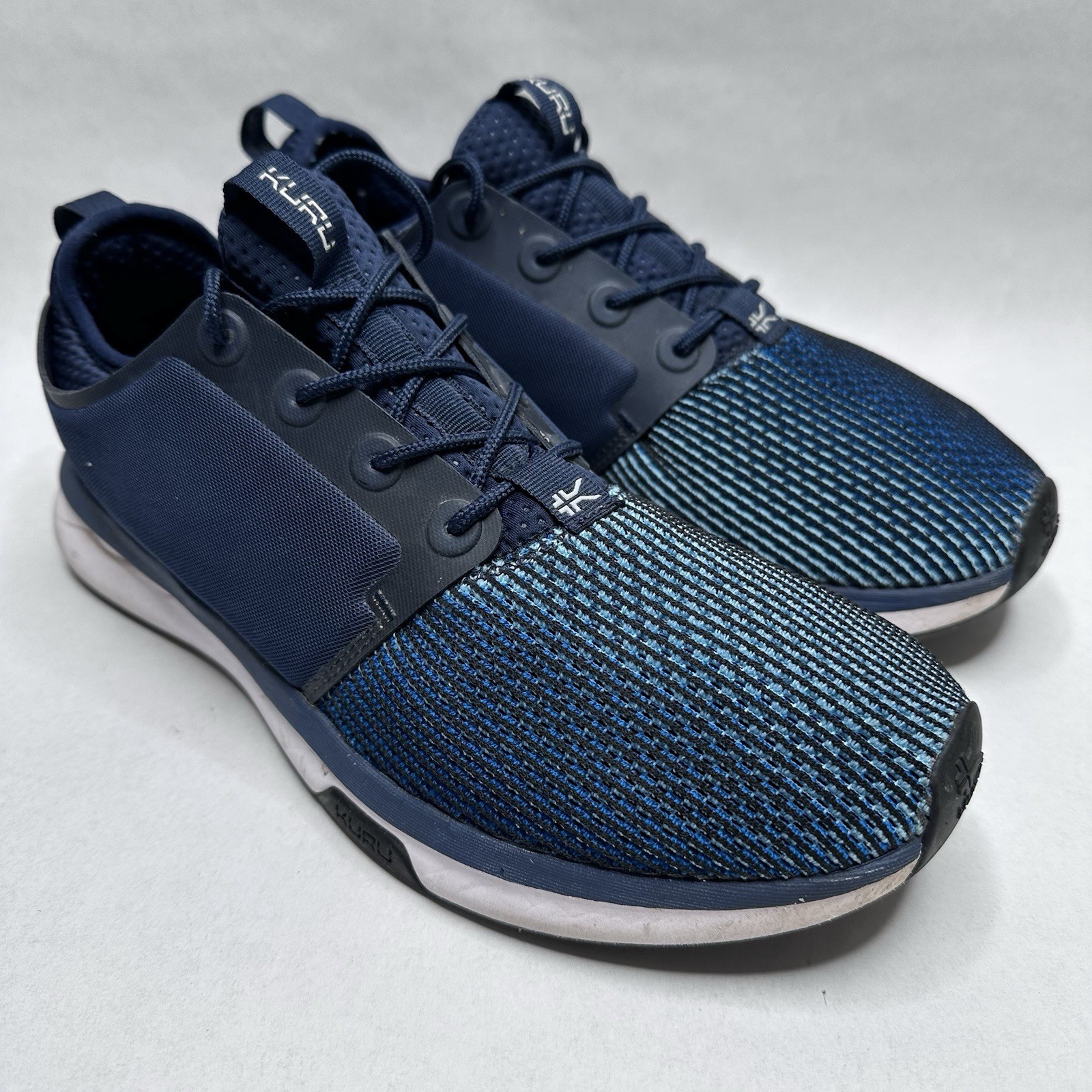 Kuru Atom Men’s Sneakers Navy Blue Size 10 Walking Everyday Comfort Shoes