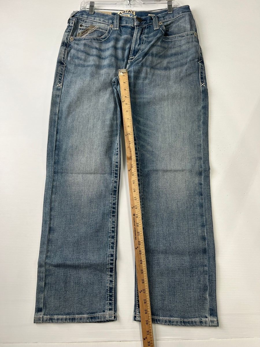 ARIAT M2 Traditional Relaxed Boot Cut Jean Men’s Size 33×30 Flynn Wash
