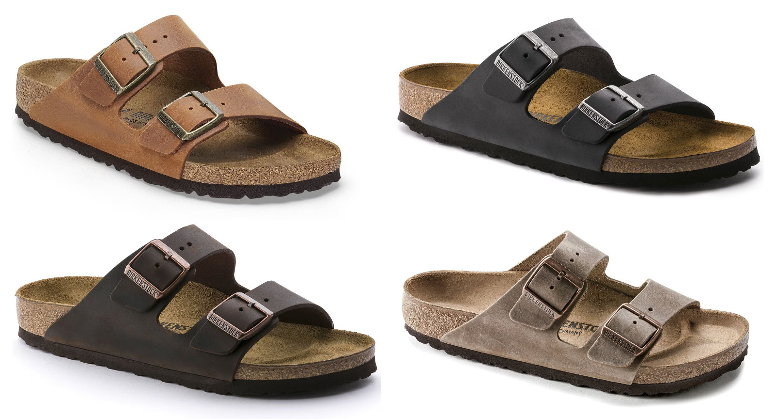 Birkenstock Men’s Arizona Oiled Leather Sandals