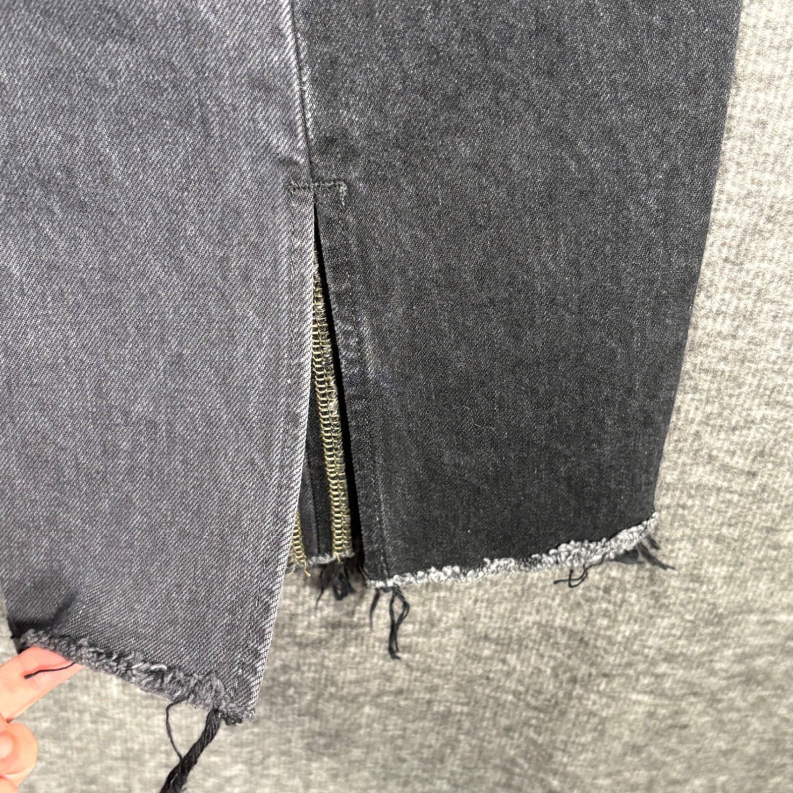 Moussy Vintage MV Hearthstone Straight Black Two Tone Jeans 540HSC11-5250 Sz 29