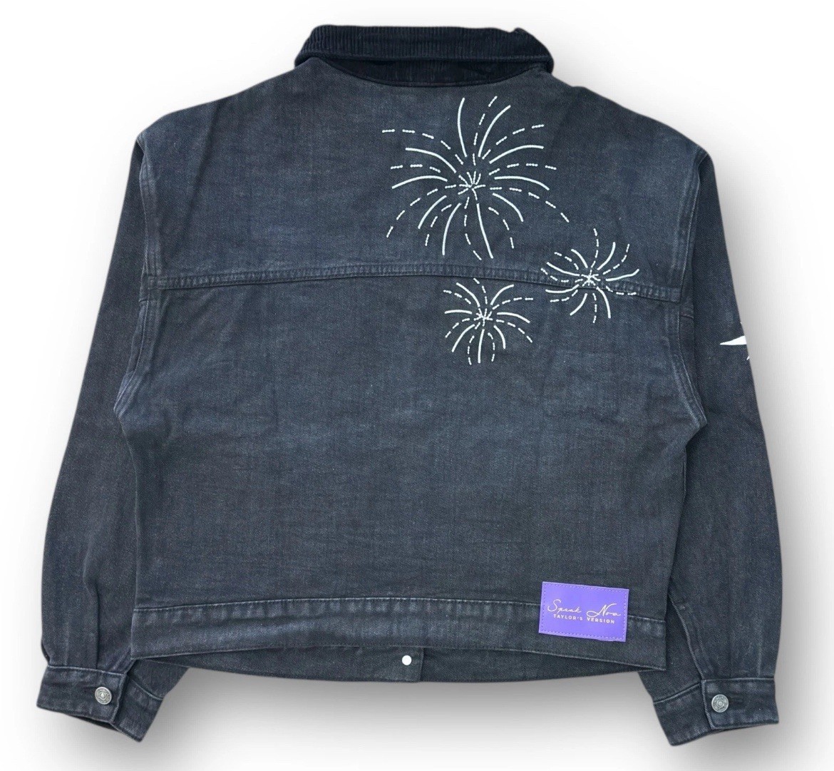 Taylor Swift Speak Now (Taylor’s Version) Black Patch Jacket Size XL