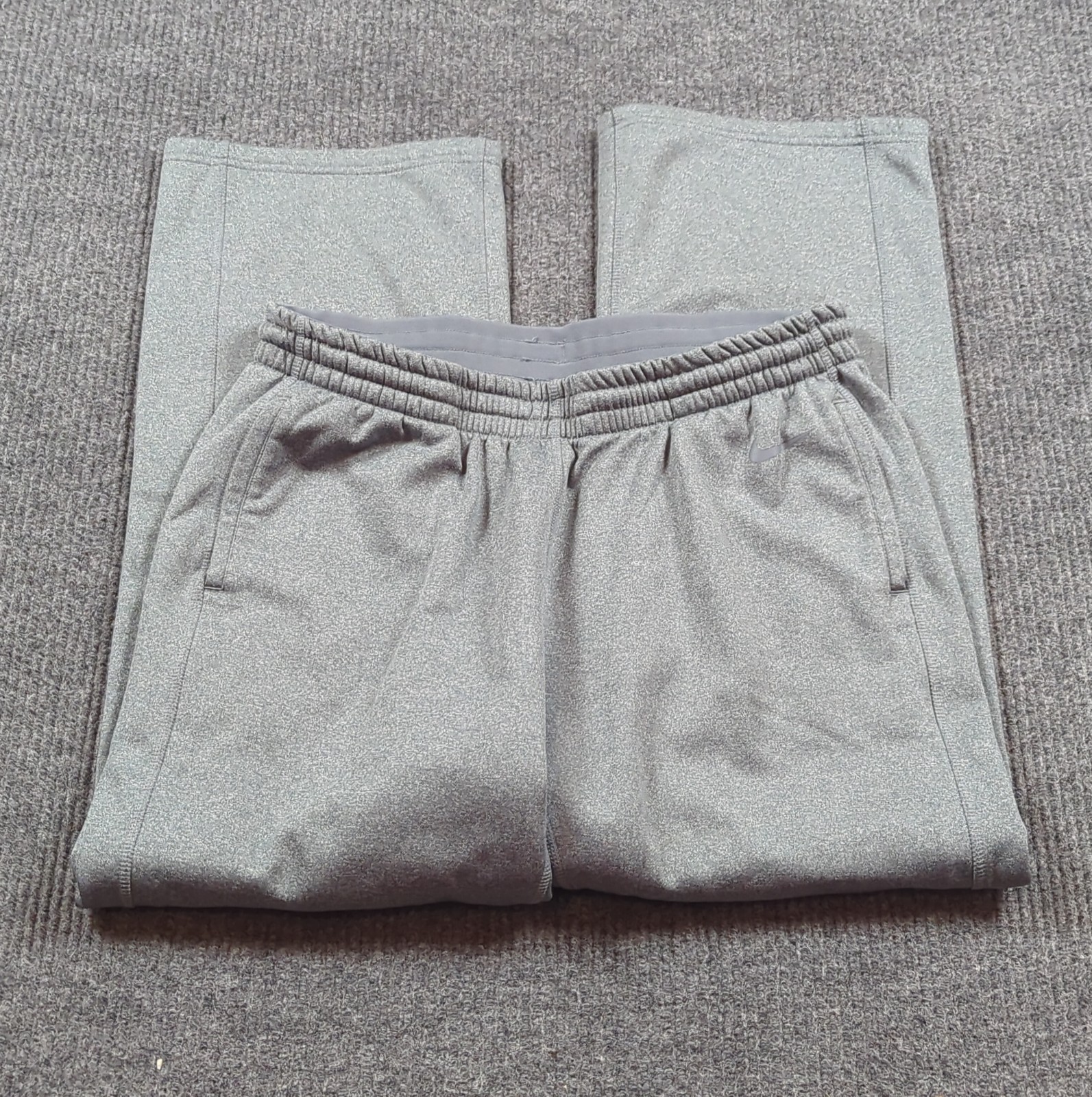 Nike Pants Mens XL Gray Track Atheltic Running Dri Fit Lounge Sweat