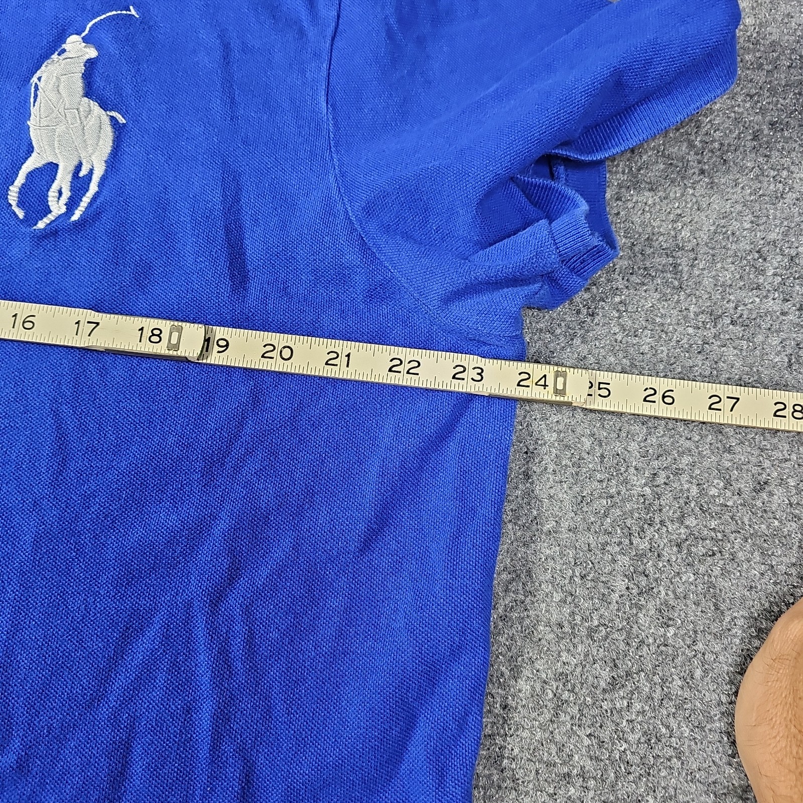 Polo Ralph Lauren Dominican Republic Flag Shirt Big Pony XL Blue Custom Fit