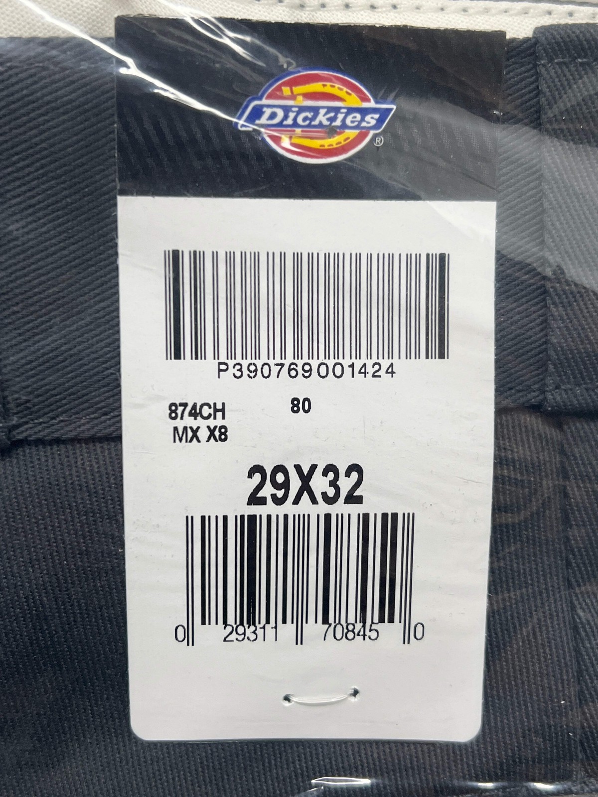 DICKIES Original 874 Original Fit Work Pants Men’s Sz 29X32 Charcoal Grey 874CH