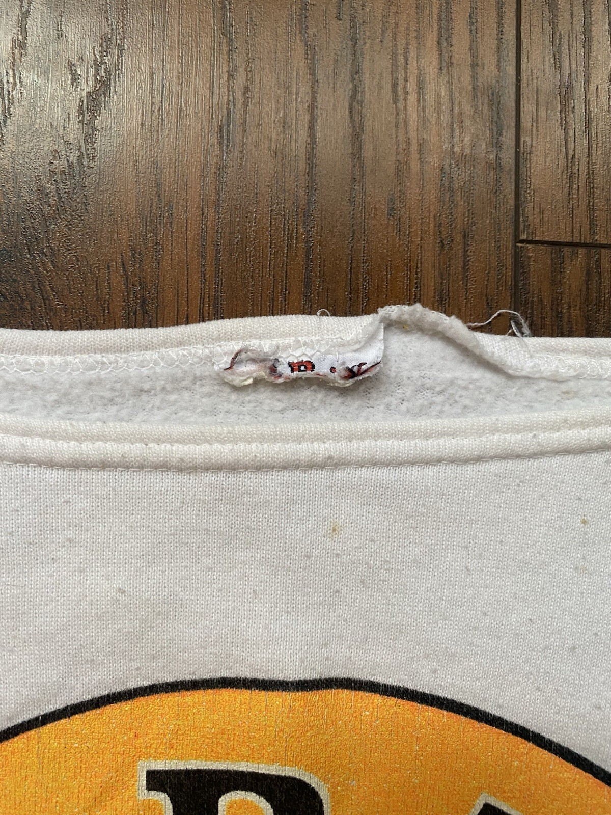 VINTAGE WORLD GYM SWEATSHIRT 80S CROPPED PULLOVER GOLDS POWERHOUSE BODYBUILDING