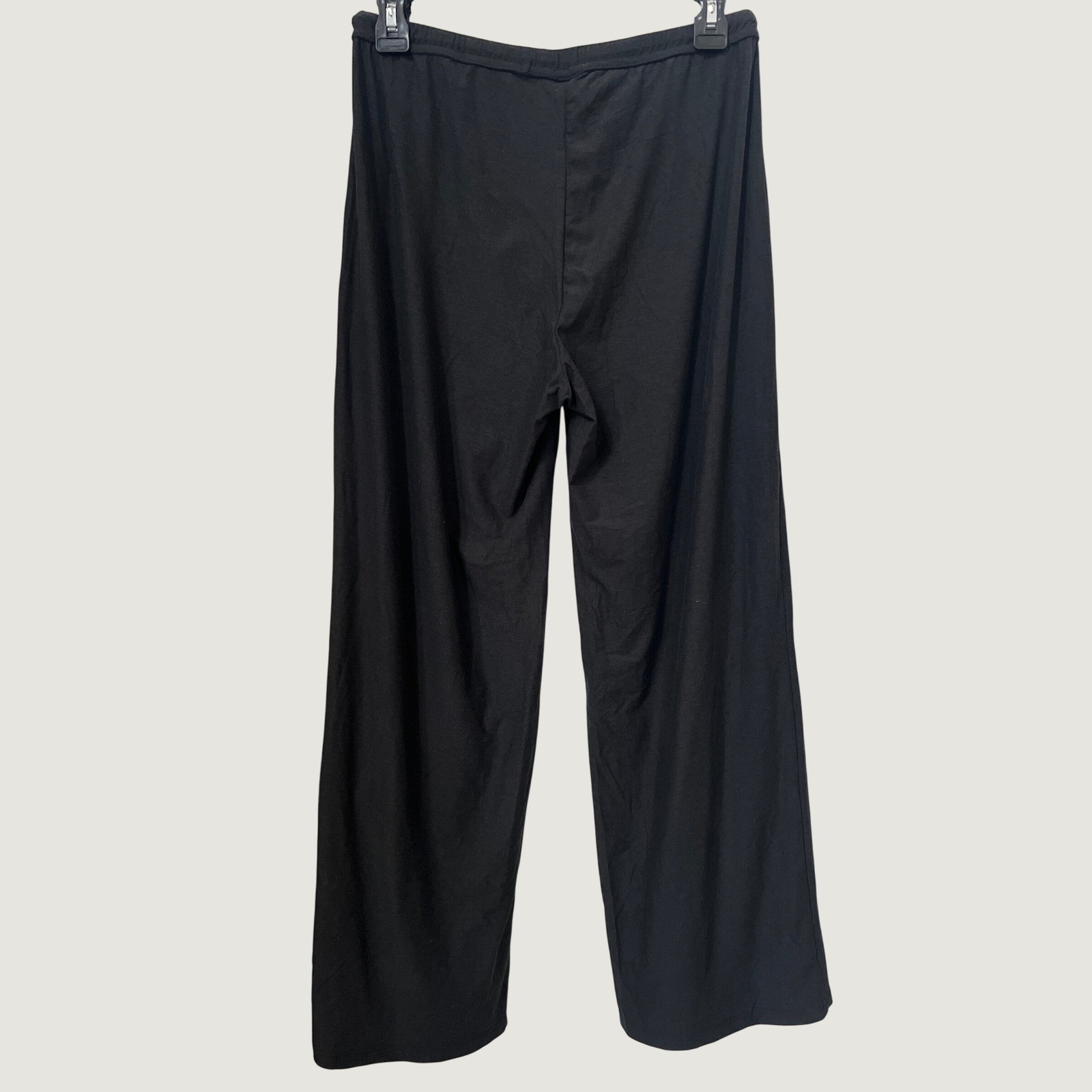 Ododos Wide Leg Drawstring Lounge Pants Black S