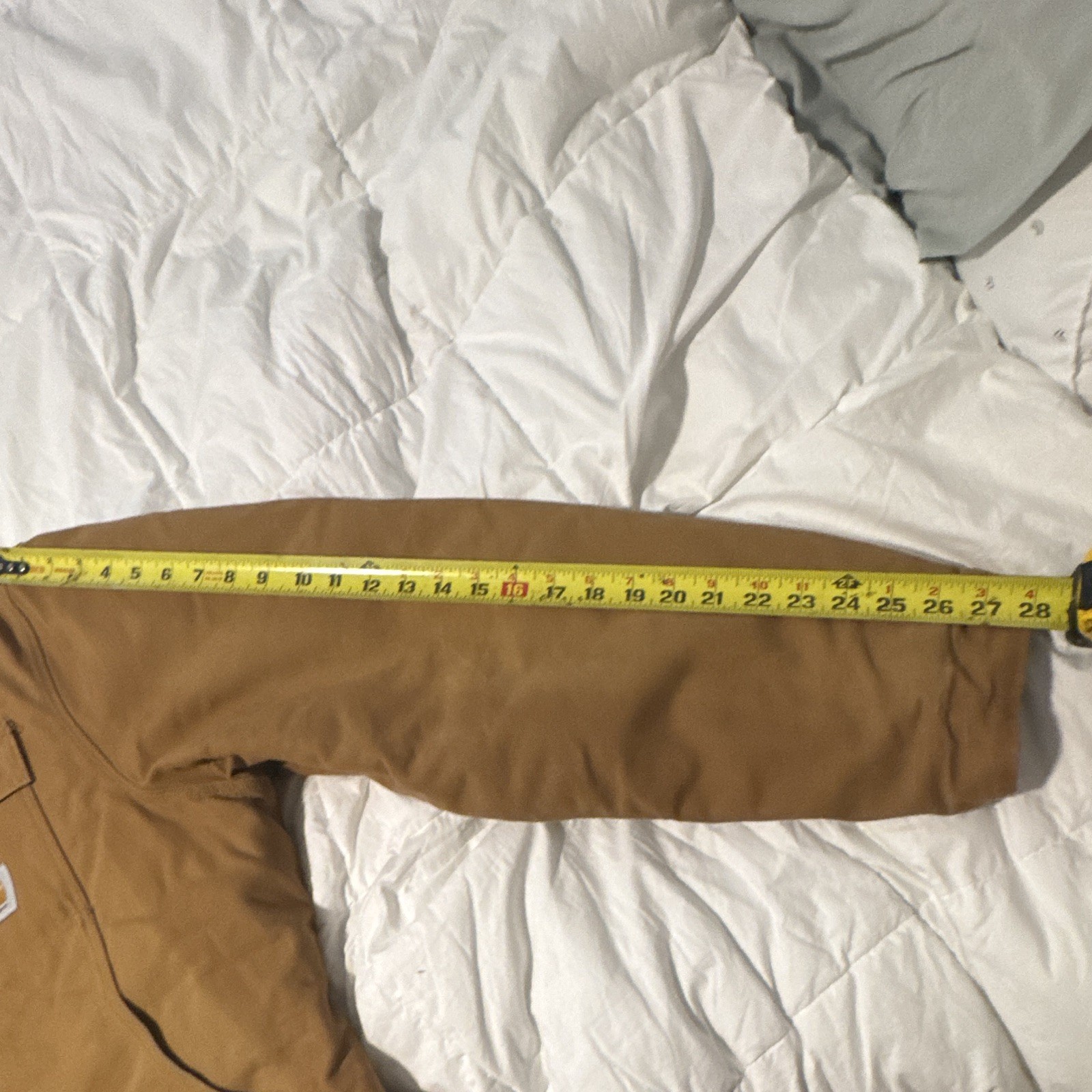 Carhartt Men’s Brown Work Jacket, Quilt Lined, full zip. XL – 2XL