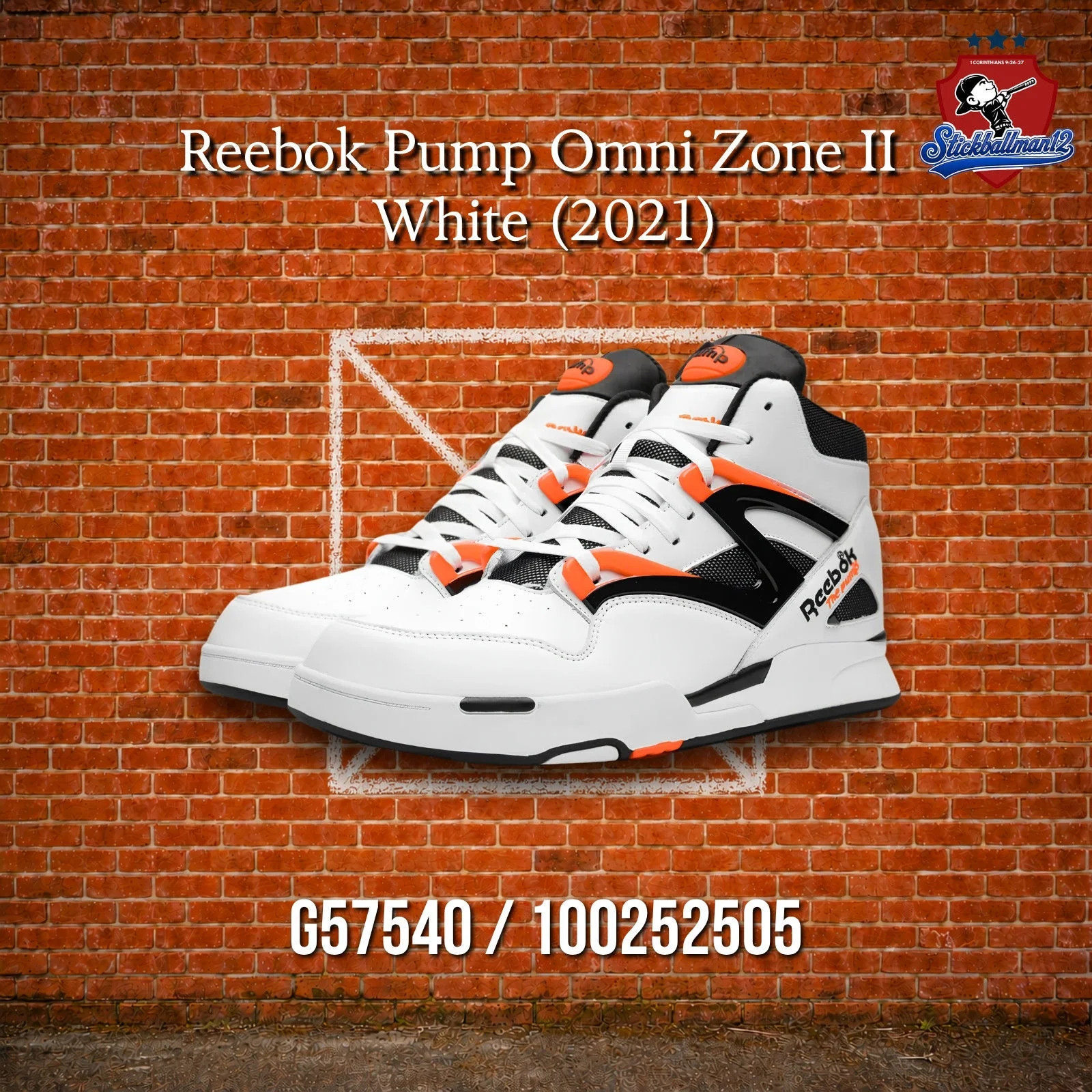 Reebok Pump Omni Zone II White (2021) – G57540 / 100252505