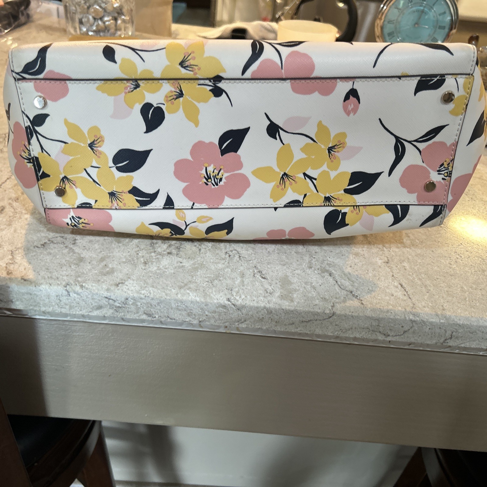 Kate Spade New York Staci Lily Blooms Floral Laptop Tote With Wallet
