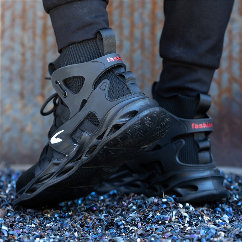 Indestructible Mens Work Boots Steel Toe Safety Shoes Sneakers Lightweight Shoes