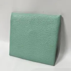 HERMES Bastia H-engraved Coin Purse Black Leather