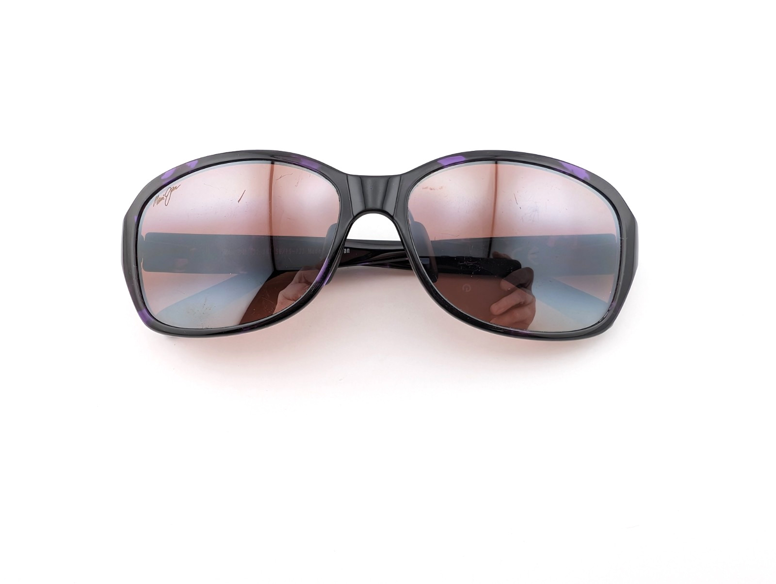 Maui Jim Sunglasses, Koki Beach MJ433-28T Purple Tort, 56-16-130, Plastic, Japan