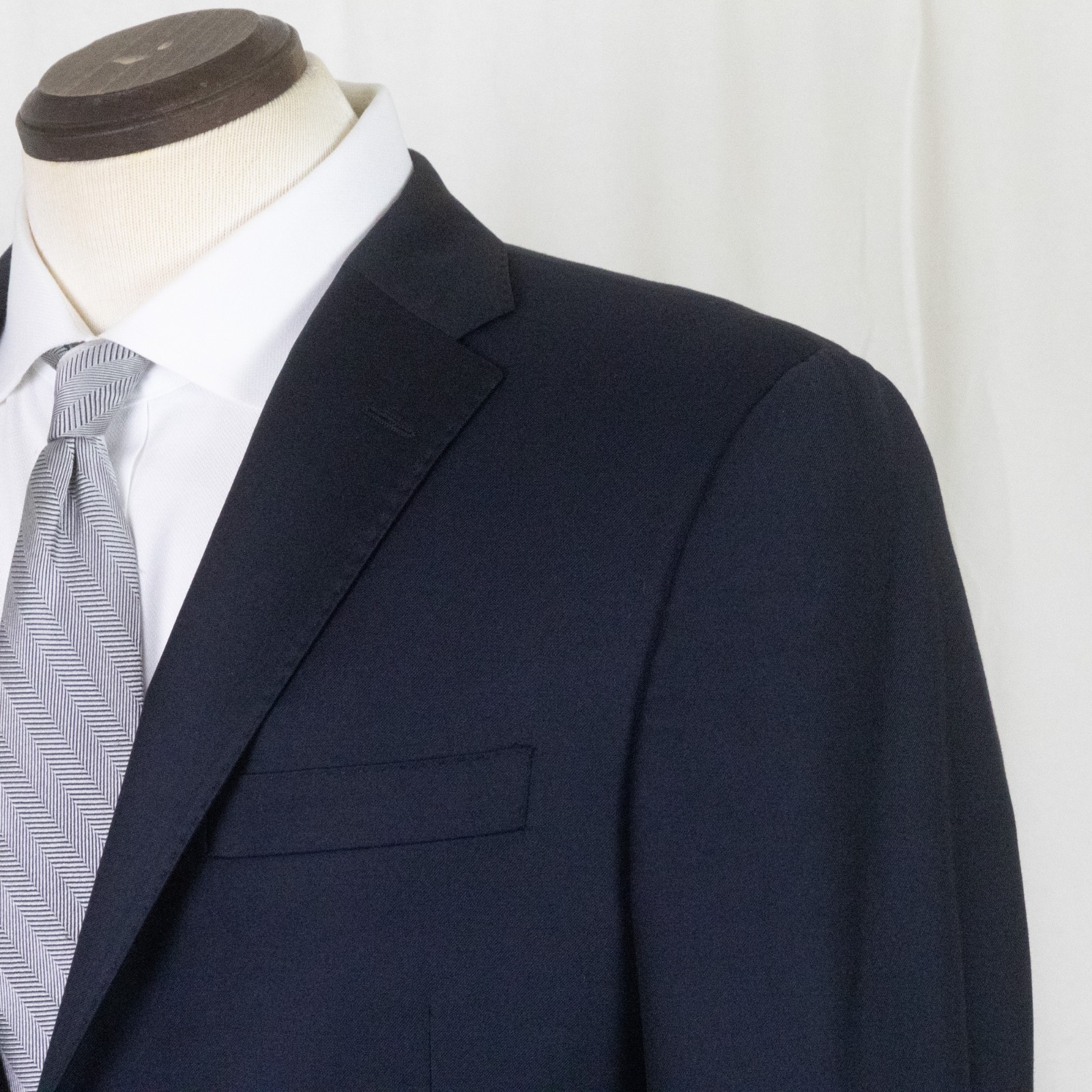 Minty Hickey Freeman Gold Label Loro Piana Super 150’s Navy Jacket Blazer 40 R