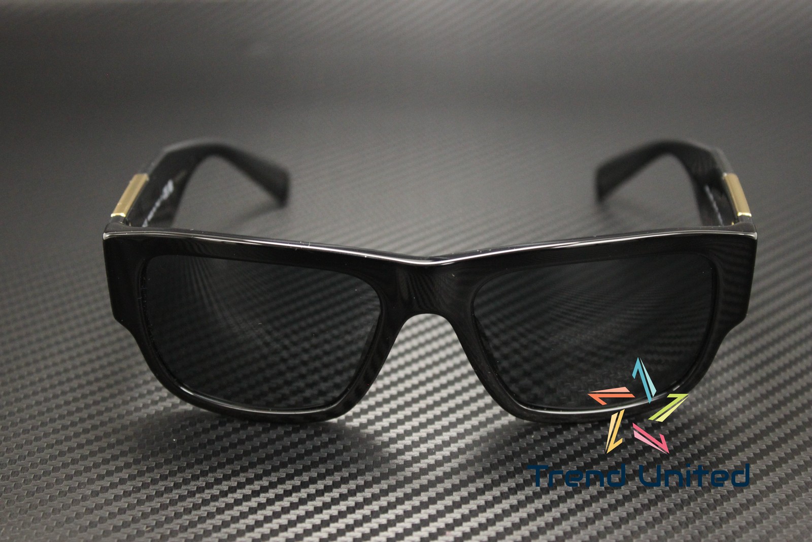 VERSACE VE4406 GB1 87 Black Dark Grey 56 mm Men’s Sunglasses