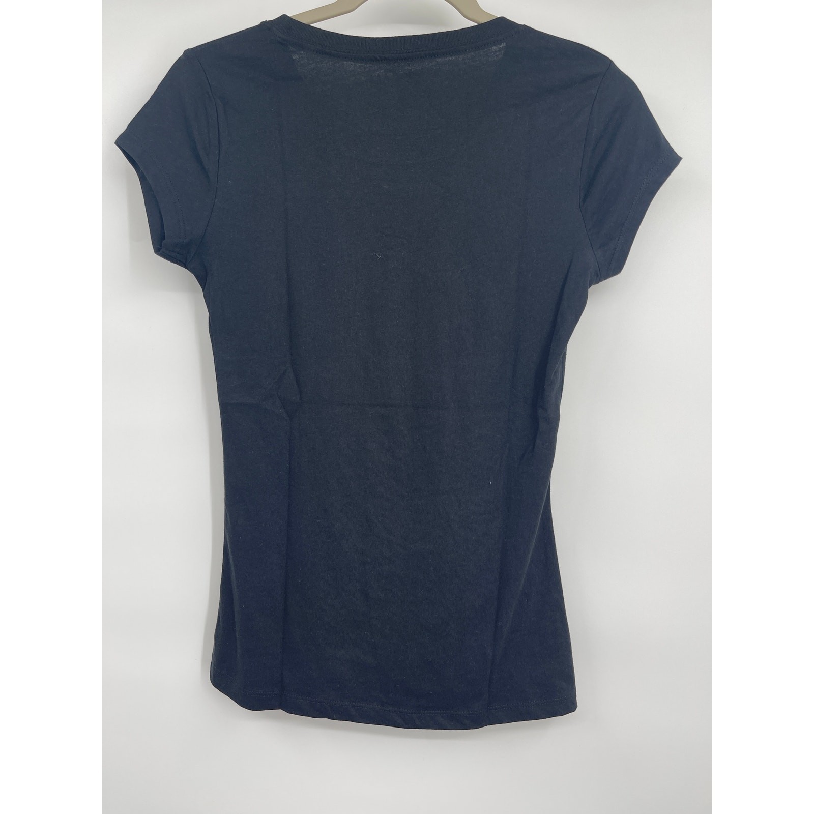 Wound Up Womens Juniors Black TShirt Do I Look Like A People Person Graphic Tee