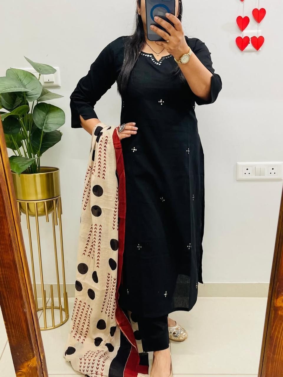 Traditional Indian Kurta Set Women Kurti Pant Dupatta Ethnic Outfit Bollywood