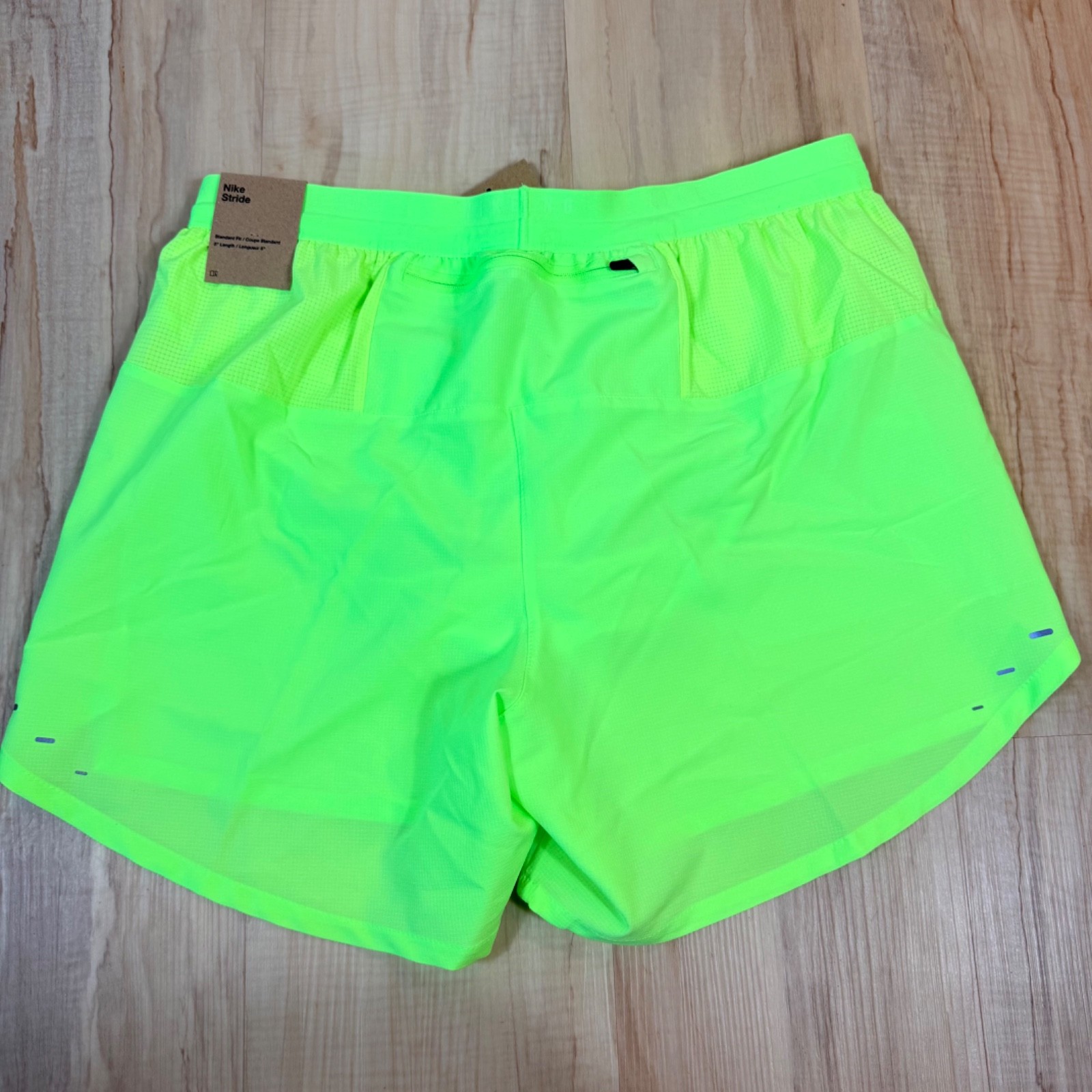 Nike Running Energy Flex Stride 5 Inch Black White Reflective Shorts Men S M L