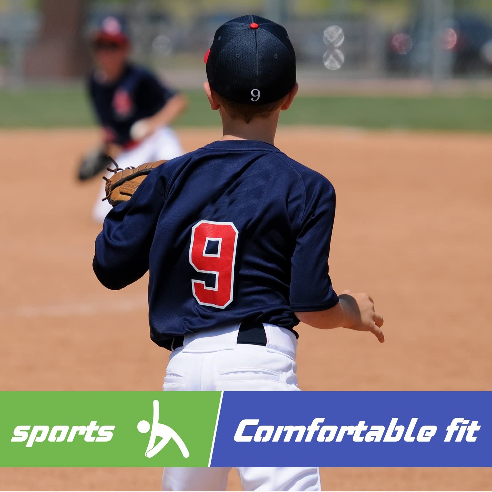 24 Pcs Baseball/softball Belts Bulk, Stretch Youth & Adult Sizes Adjustable, …