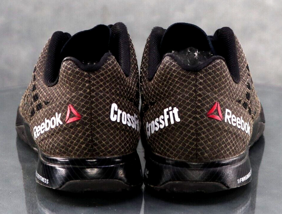 Reebok Crossfit Nano Kevlar Women’s Trainers Shoes Size 9.5 Black Brown