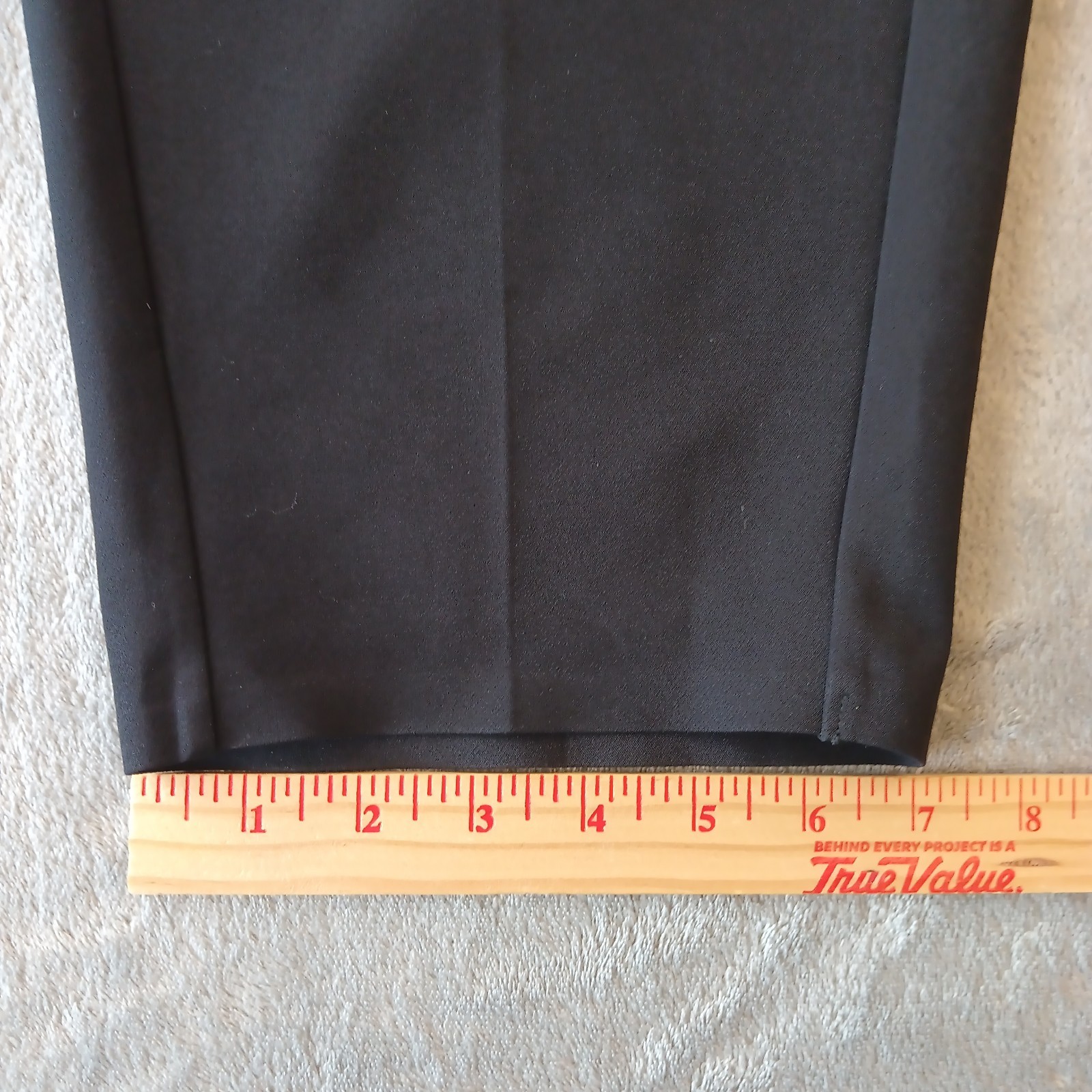 Athleta Ankle Pants Womens Size 18 Black Pull On 40×27.5 Zipped Pockets