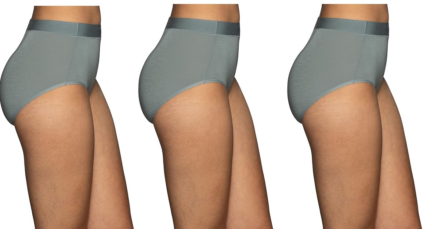 3 Pairs Vanity Fair Women’s Beyond Comfort Brief Modal 13251