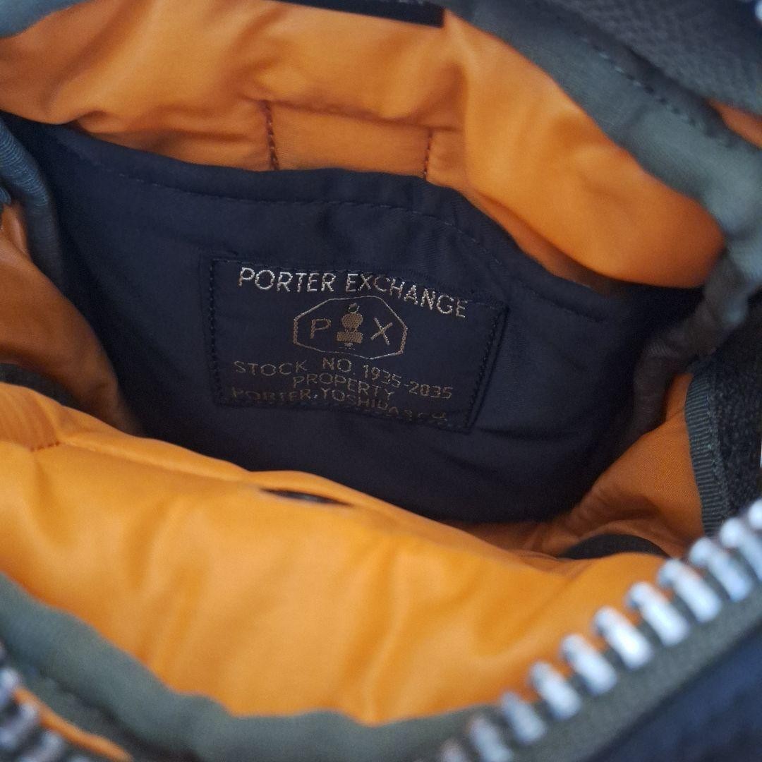 Porter Pxtanker Vertical Shoulder Bag Nylon Polyester Black Used