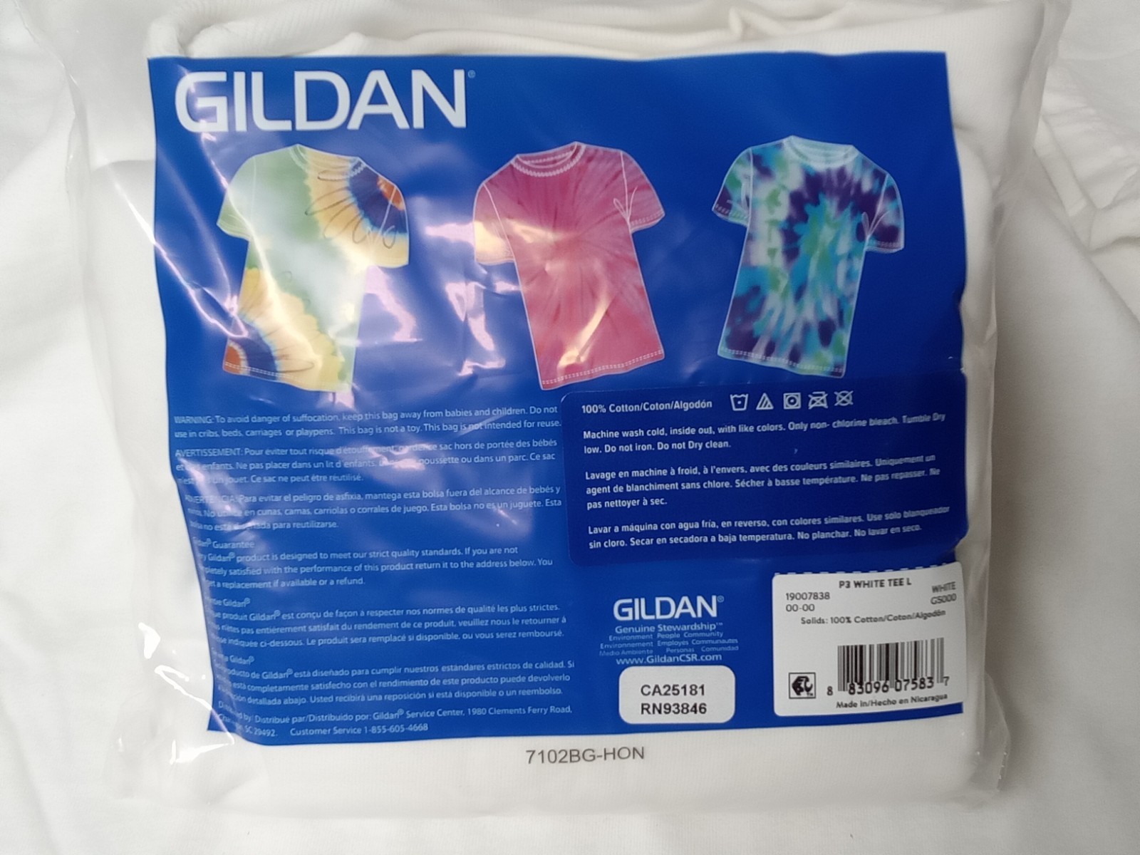 6 Pack Of Gildan G5000 White Adult Heavy Cotton Tee 100% Cotton Select Size