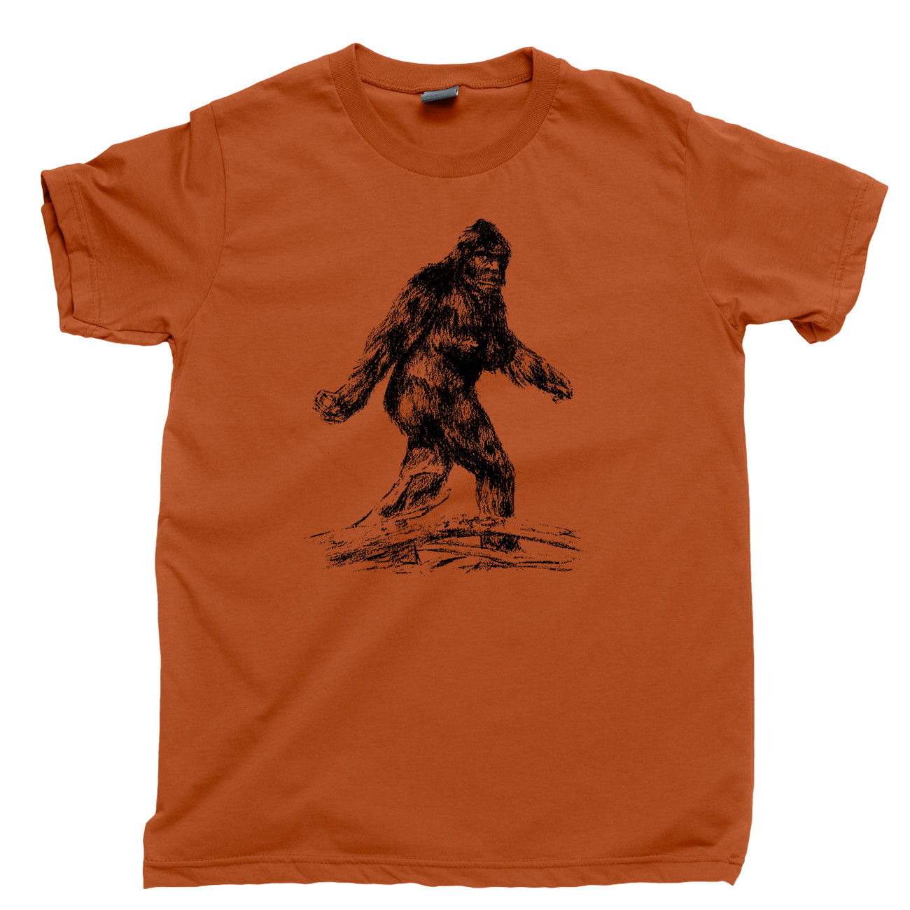 Big Foot T Shirt Loch Ness Nessie Cryptid Cryptozoology Cryptozoologist UFO Tee
