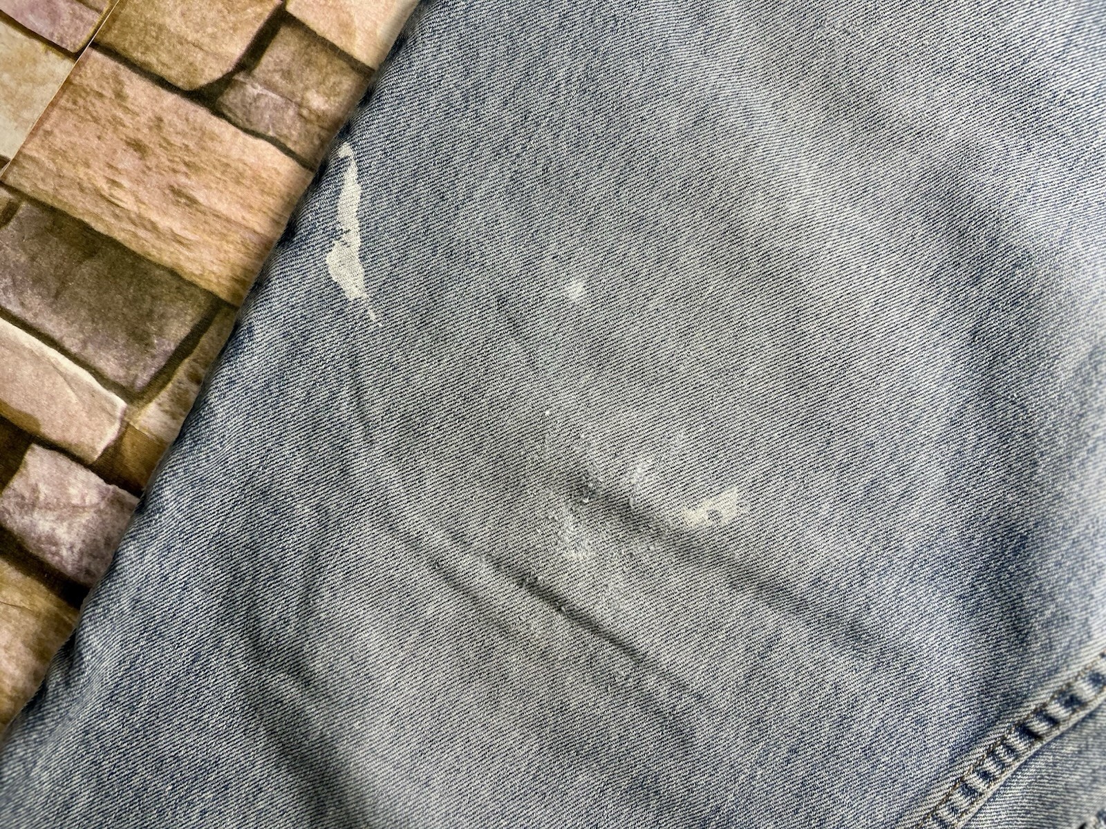 Vintage Levi’s SilverTab Jeans BAGGY 32×30 USA Paint Splatter Grunge Y2K