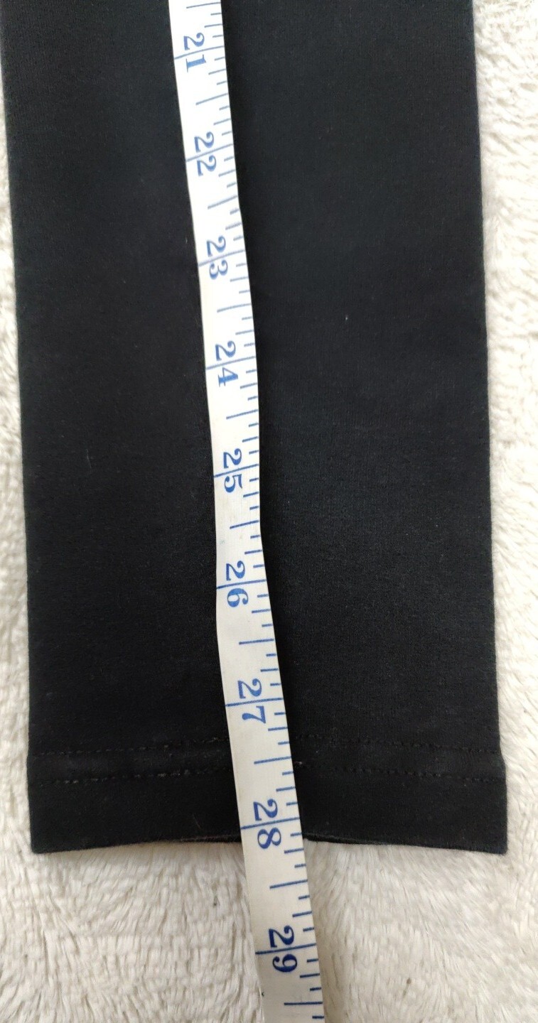 • American Apparel Women’s Pull On Black Skinny Pants Size Small Elastic Waist