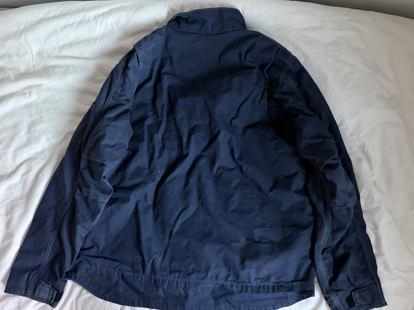 Carhartt Flame Resistant Full Swing Blue Men’s XL Cotton Work Jacket 2112