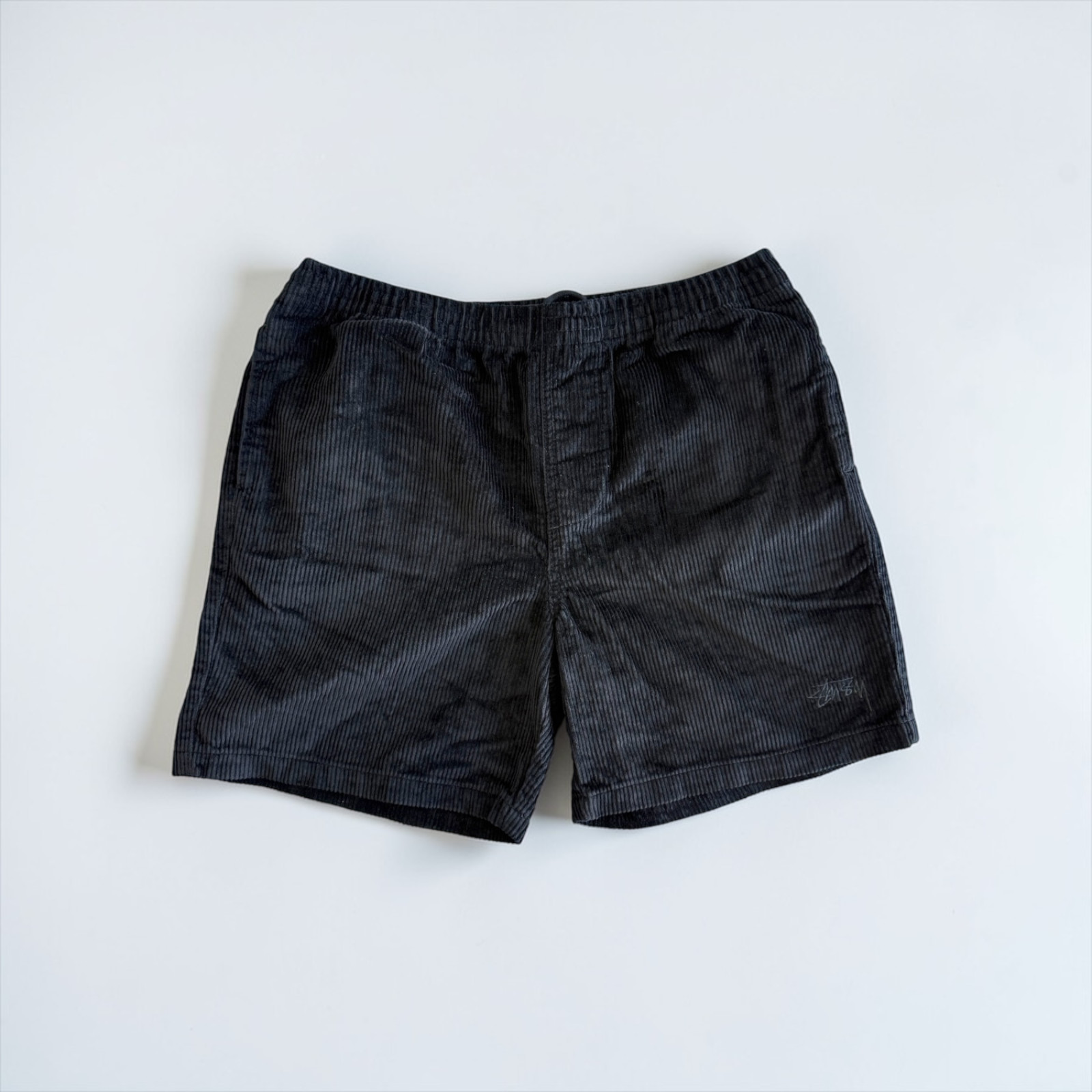 STUSSY AU Wide Wale Cord Shorts-Black, Size: 30, 32, 34 100% Authentic NEW