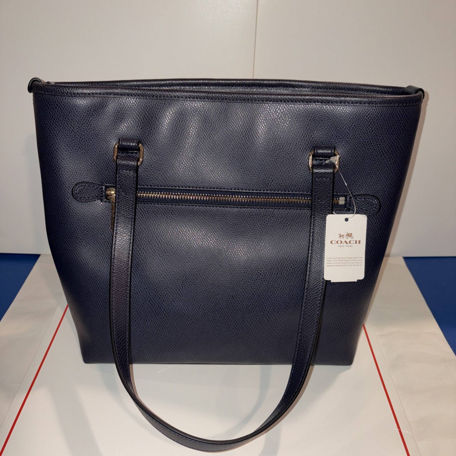 Coach Gallery Tote Shoulder Bag – Navy BRAND NEW Condition