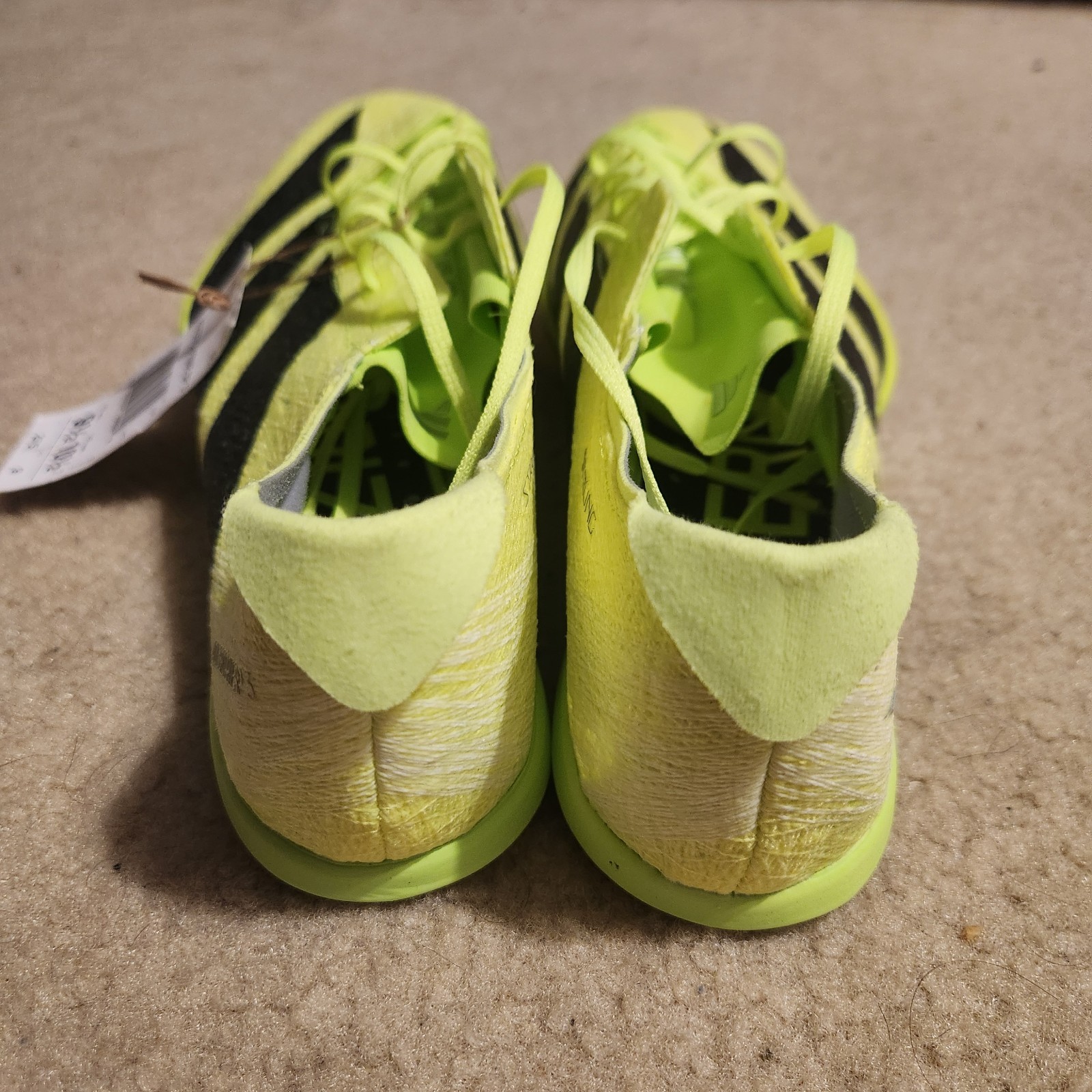 adidas Mens Cleats Size 9.5 Adizero Prime SP 3 Strung Lucid Lemon Black IH5800