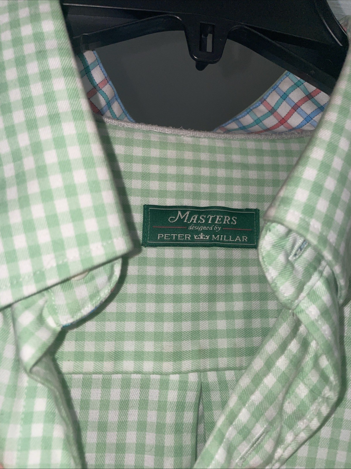 Masters Peter Millar Men’s XL Light Green Button Down Long Sleeve