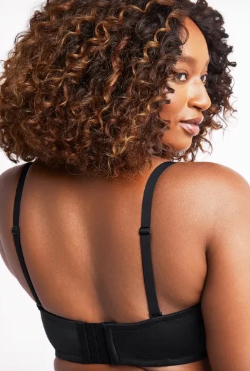 BALI Smoothing Strapless (Multiway Straps Inc) 36D Bra Black DF6599 NWT $48