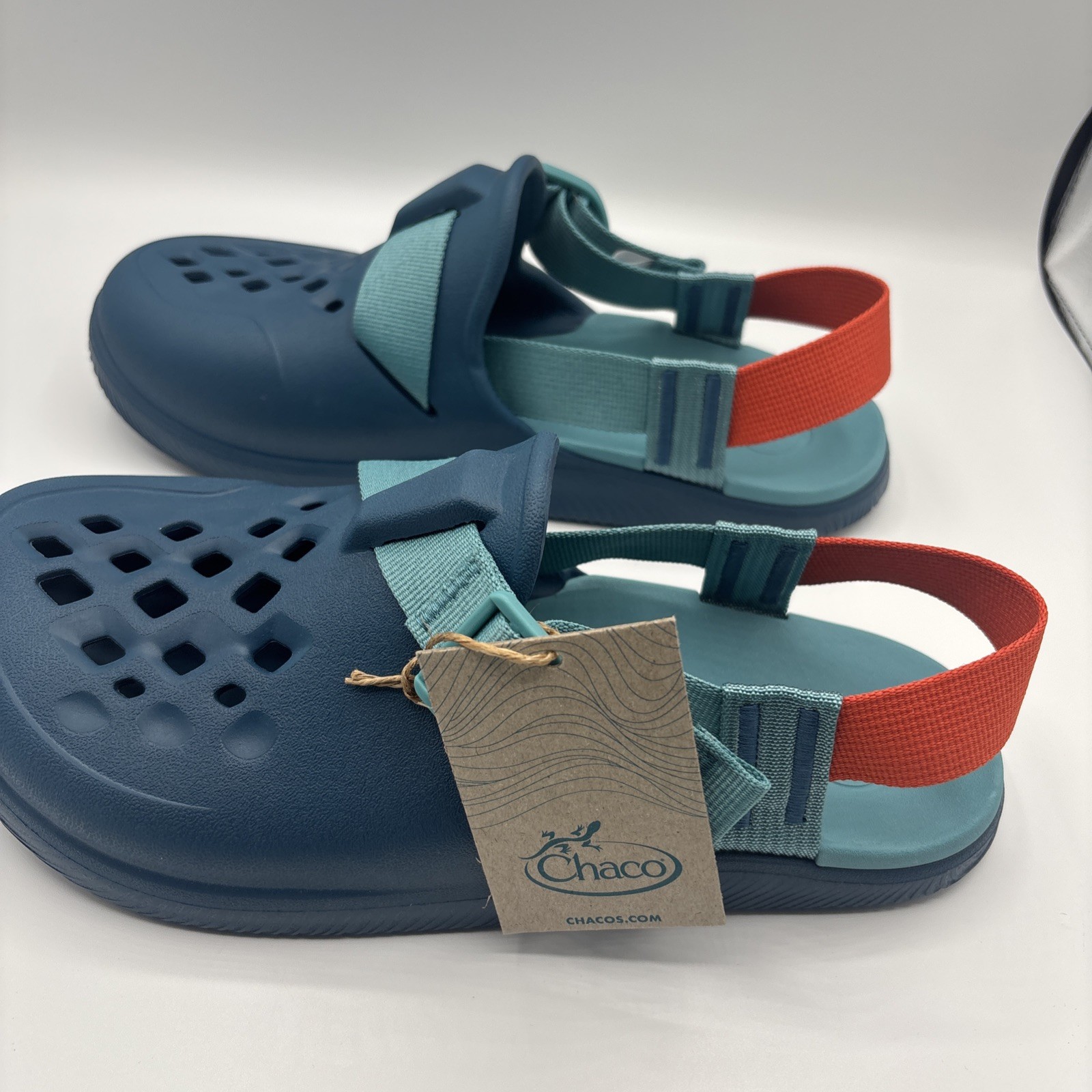 Chaco Chillos Clogs Ocean Blue Women’s Size 9 Slip-On Comfort Foam Sandals