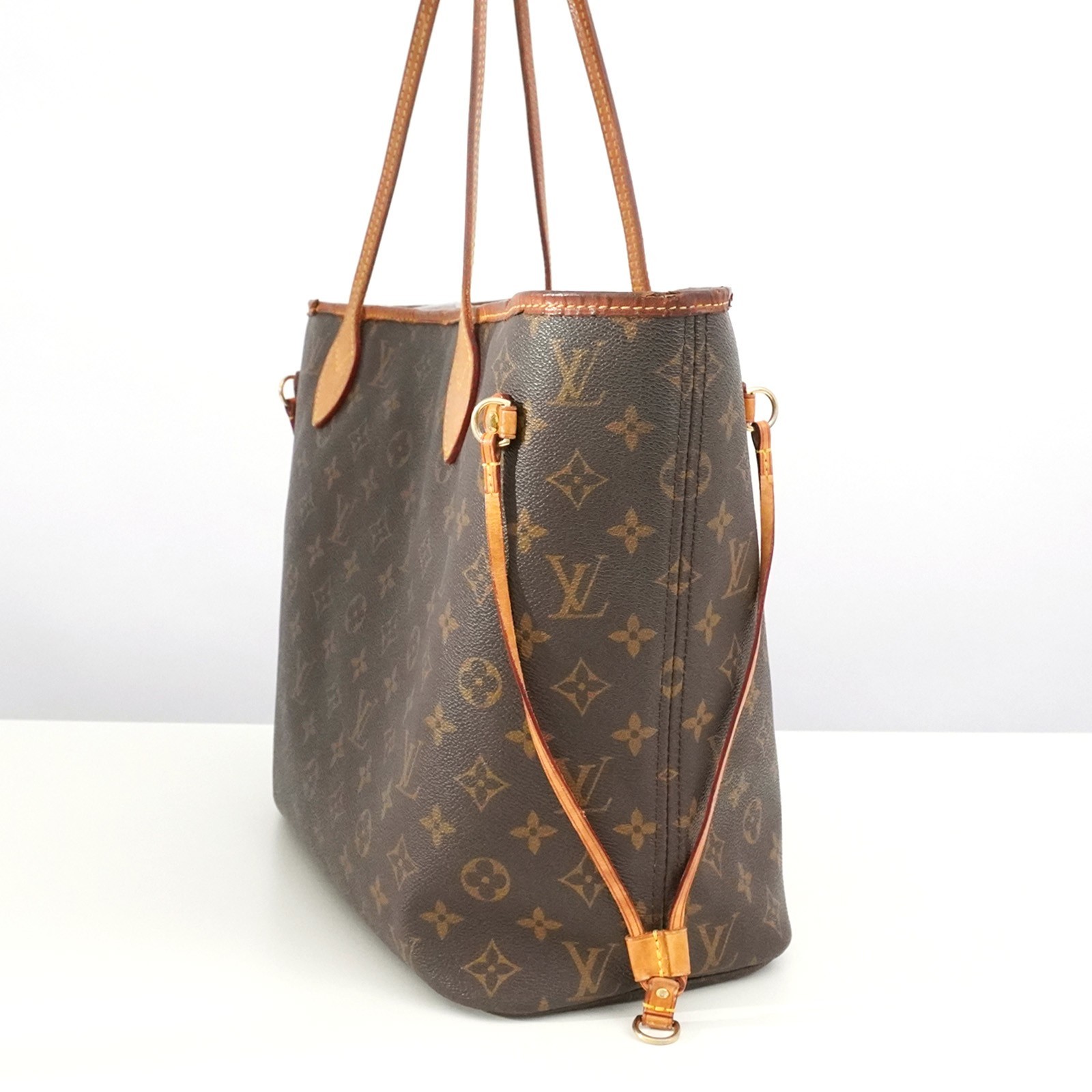 LOUIS VUITTON LV Monogram Neverfull MM M40156 Tote Bag VI2094 Auth #54372A