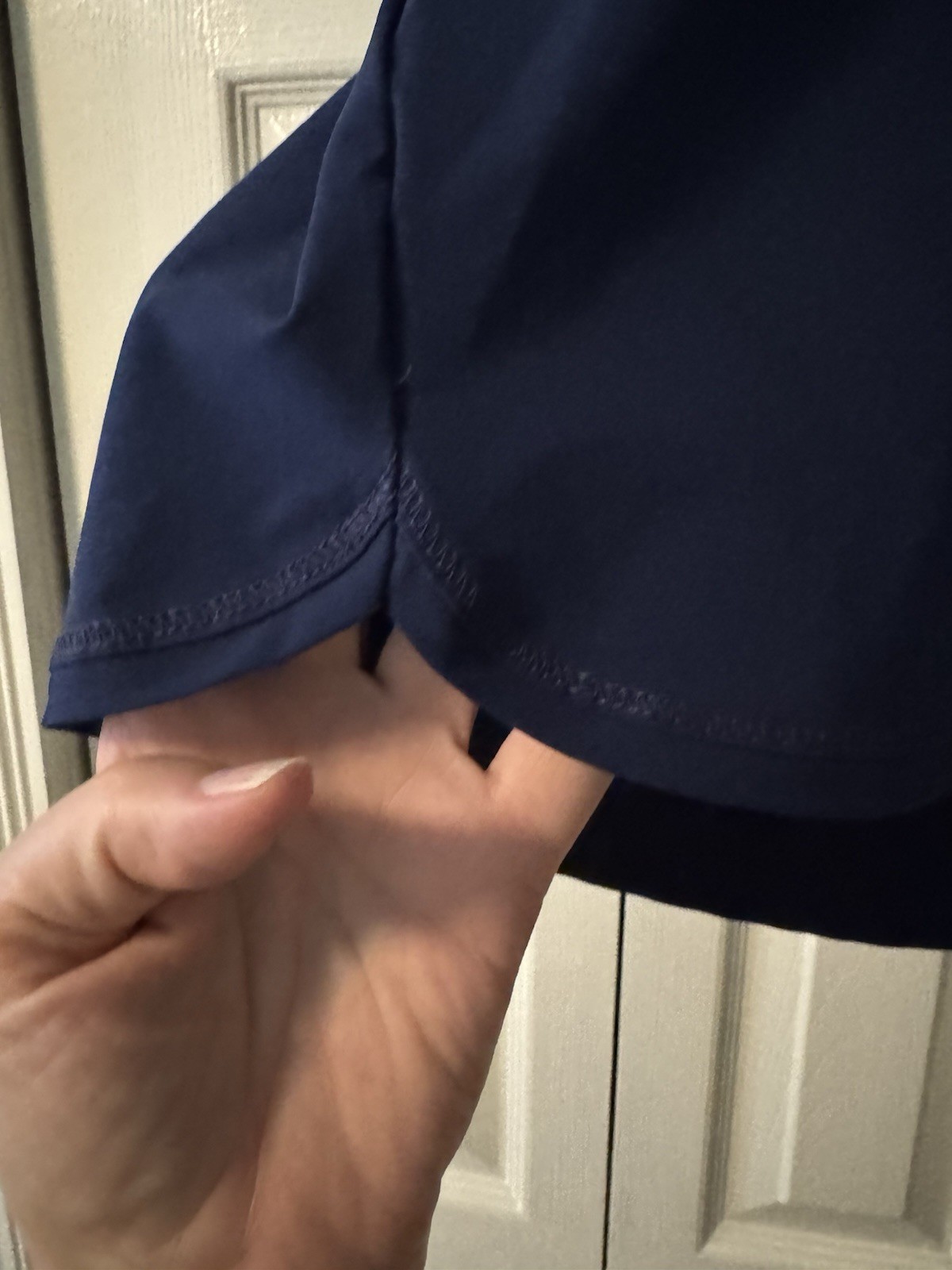 Women’s Lands End Sport Navy Swim Board Shorts 24 W Plus