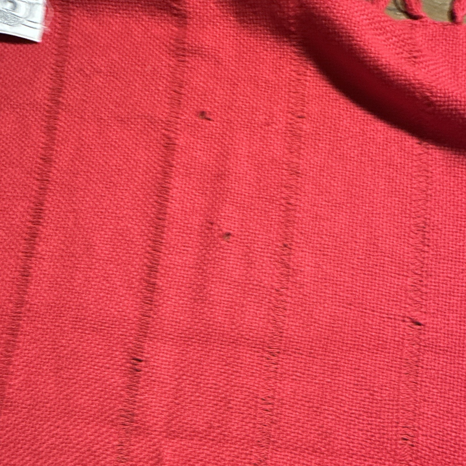 The Crock of Gold Red Cashmere Woven Fringe Solid Women’s Rectangle Scarf