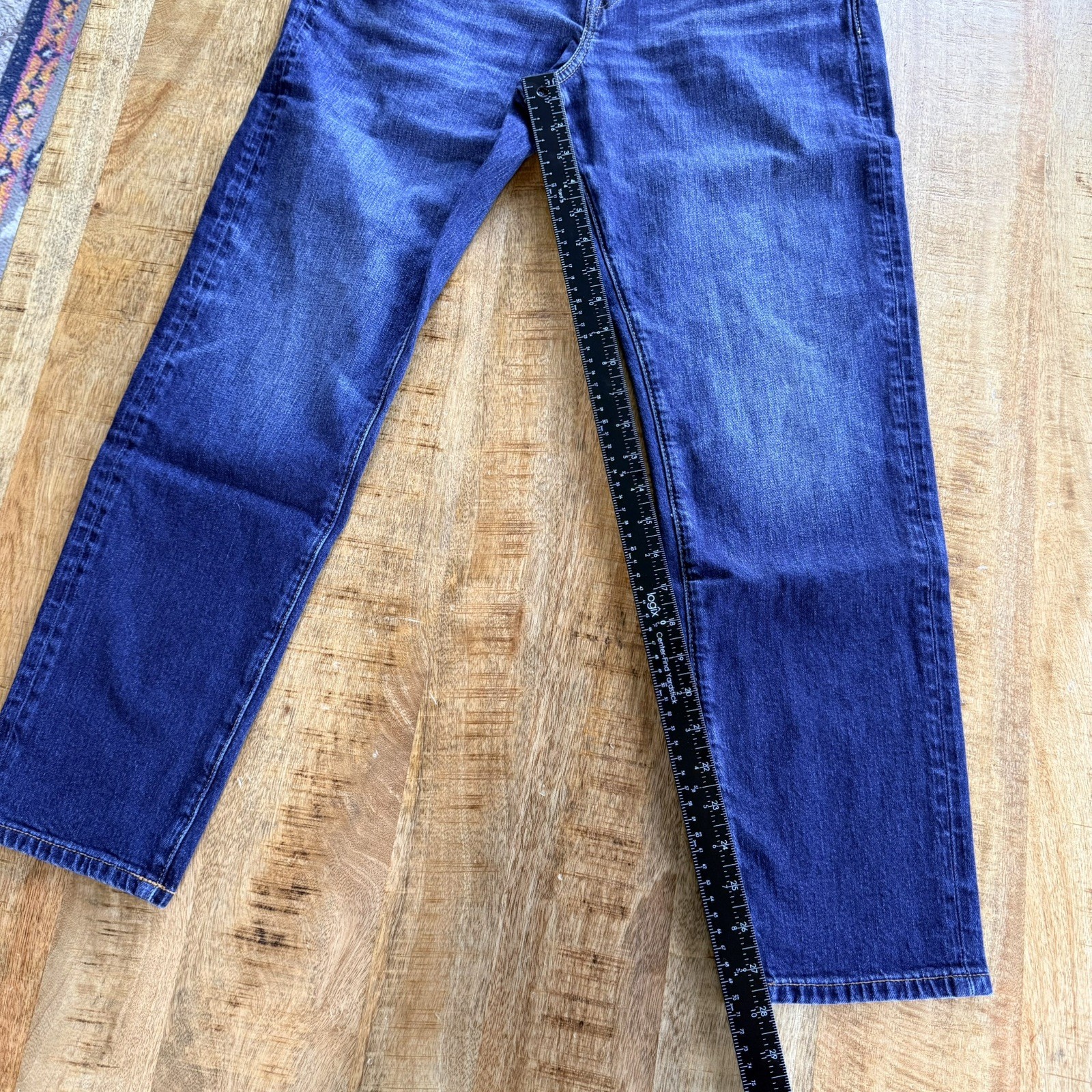 American Eagle Mens Airflex+ Athletic Fit Dark Wash Blue Jeans 31×30