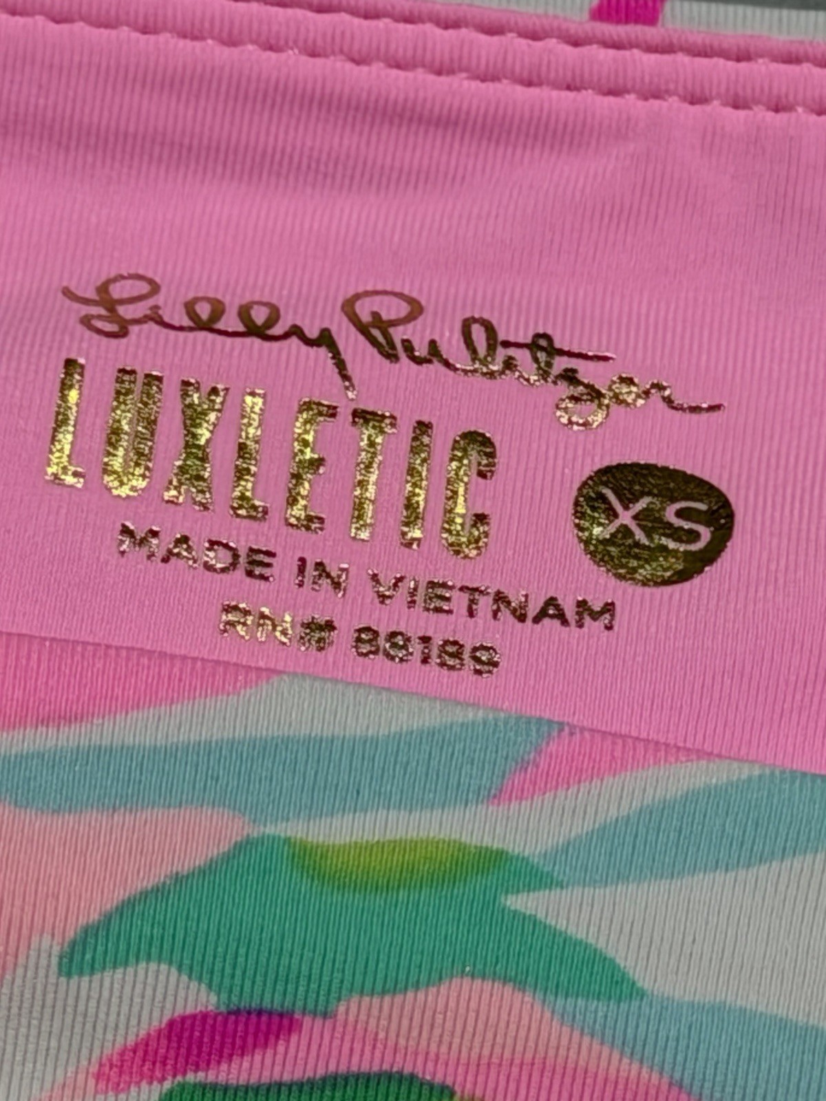 Lilly Pulitzer Luxletic Corrine Skort Pink Croc My World XS New With Tag