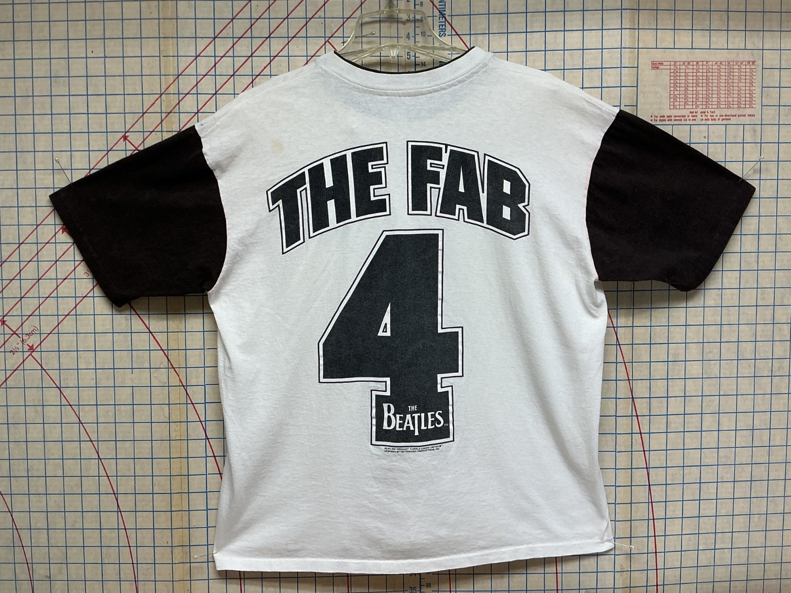 The Beatles Fab 4 Vintage Shirt 1990 XL Baseball Style Free Shipping returns