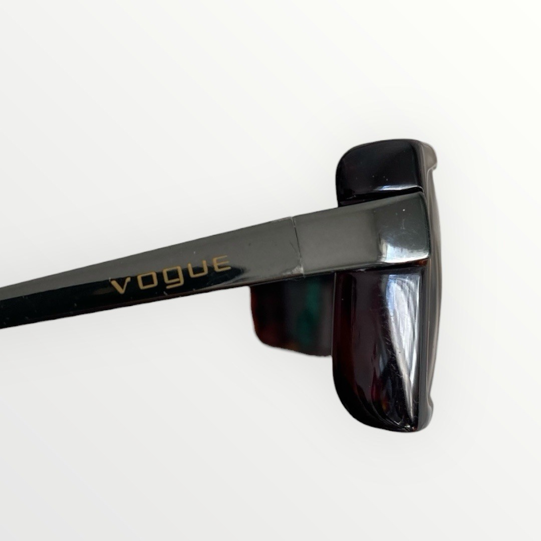 Vintage 1990s Vogue VO-2285 Tortoise Rectangle Sunglasses