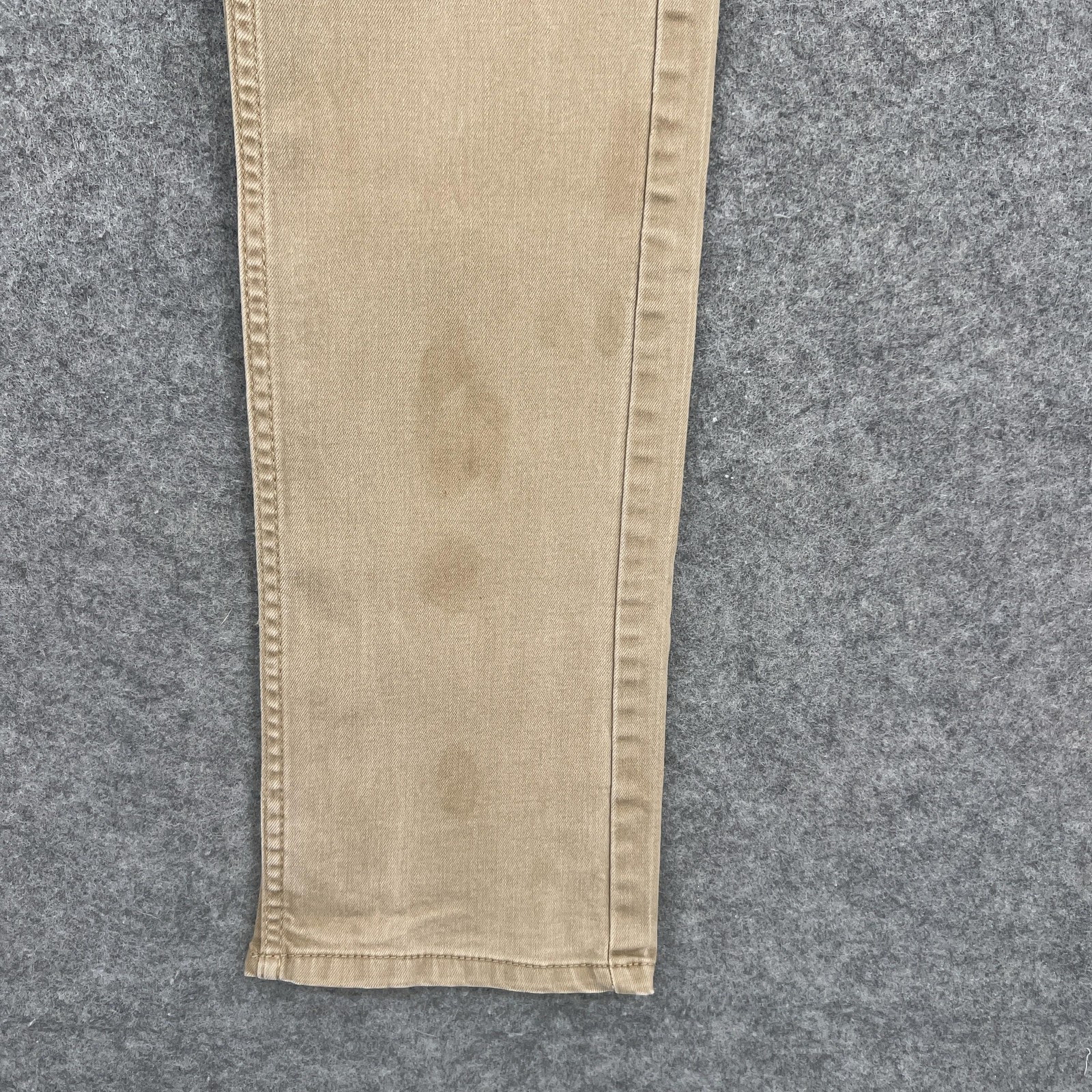 Levis 511 Slim Jeans Youth 18 Reg 29×29 Beige Tapered Performance Stretch Denim