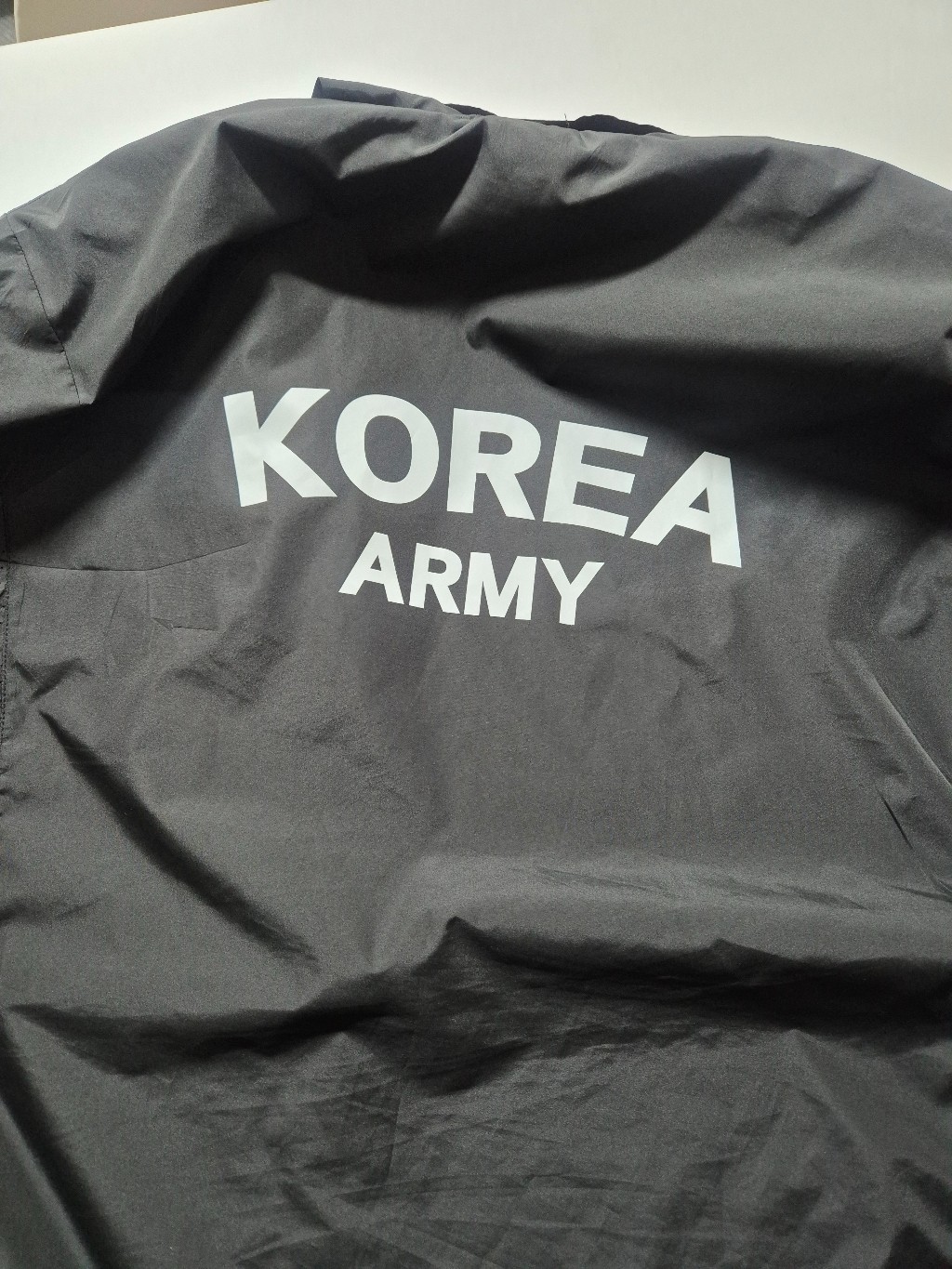 Korean Army R.O.K.A Windbreaker Jacket Black Military Training Jacket (3Color)