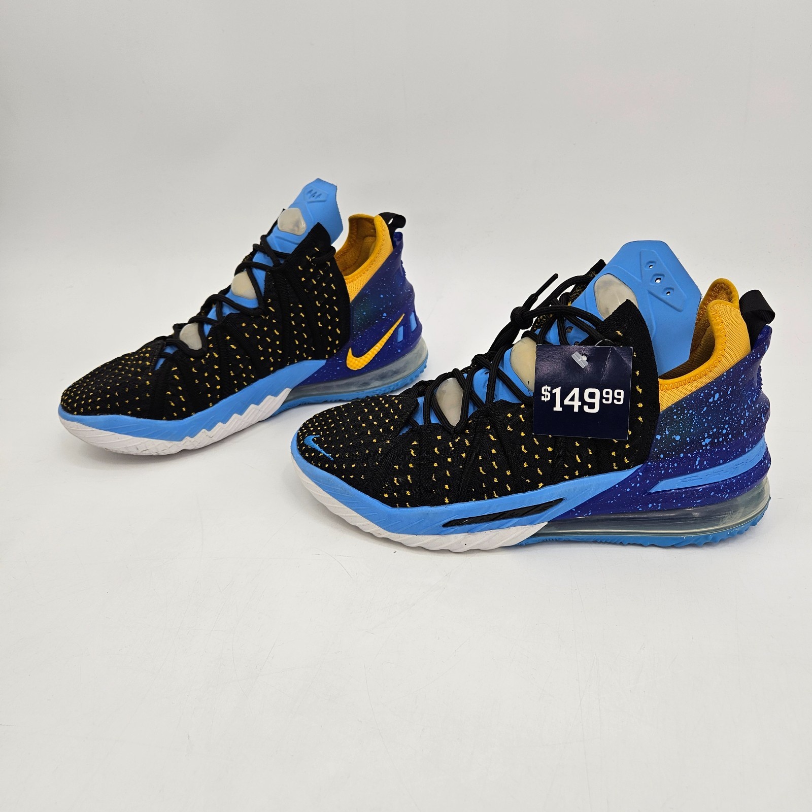 Nike LeBron 18 Dynasty Minneapolis Lakers CQ9283-006 Men’s Size 8.5 NWOB Blue
